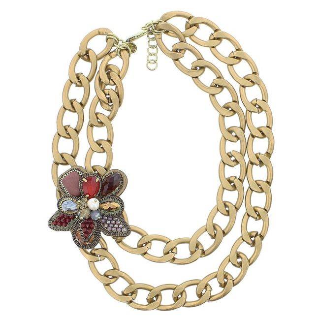MIX BEADS SHORT NECKLACE