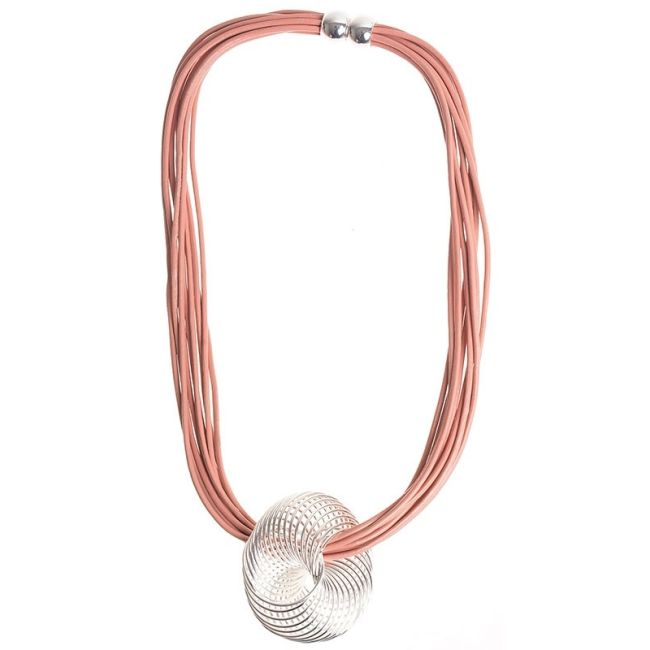 NIDO METAL PENDANT SHORT NECKLACE