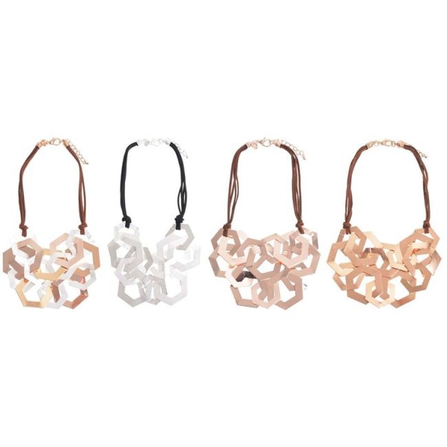 METAL WASHER SHORT NECKLACE