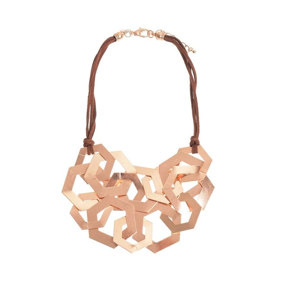 METAL WASHER SHORT NECKLACE