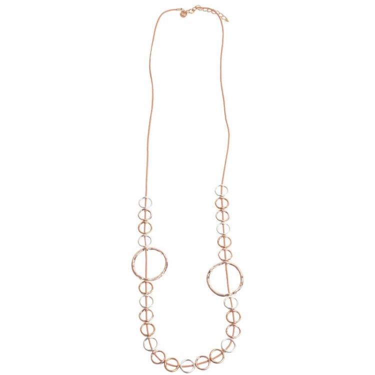 COLLAR LARGO MULTICÍRCULO