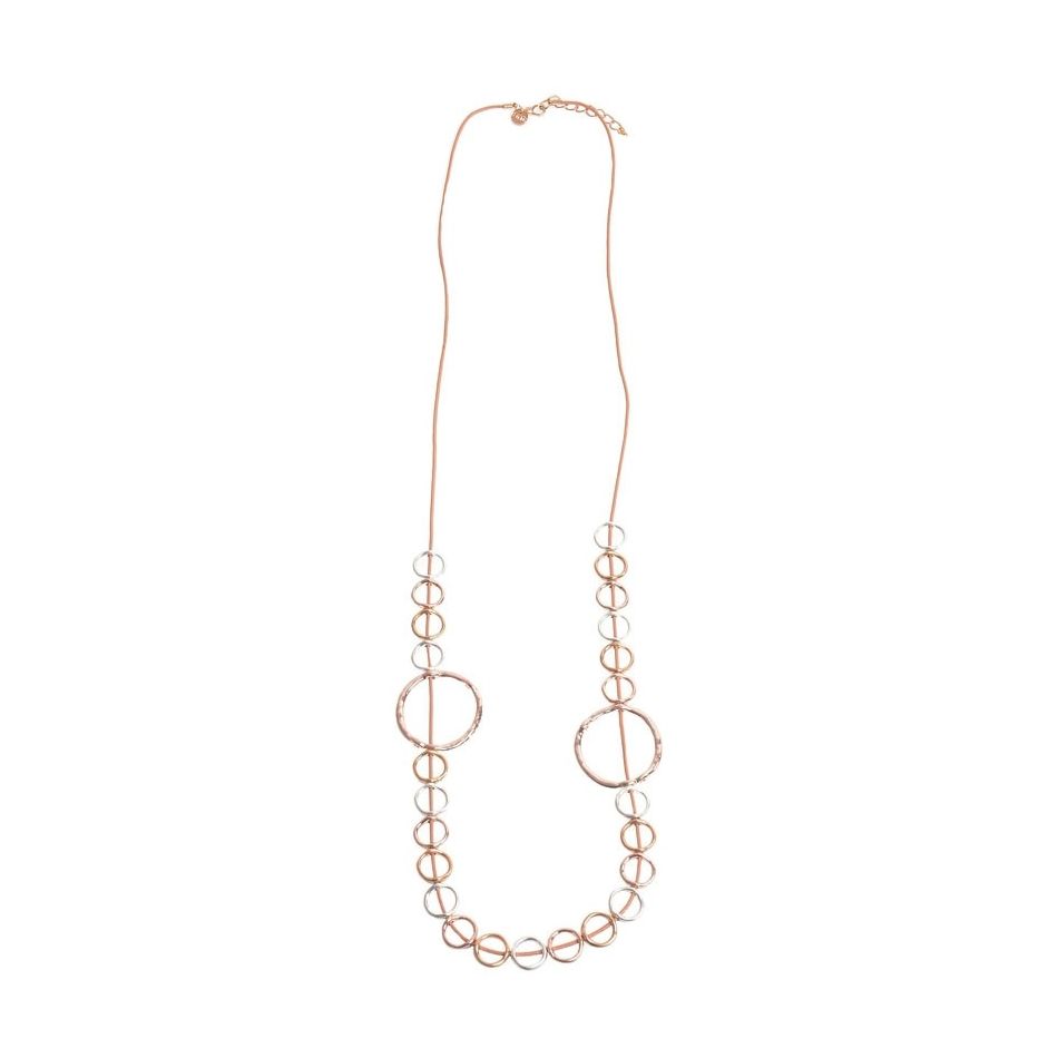 COLLAR LARGO MULTICÍRCULO
