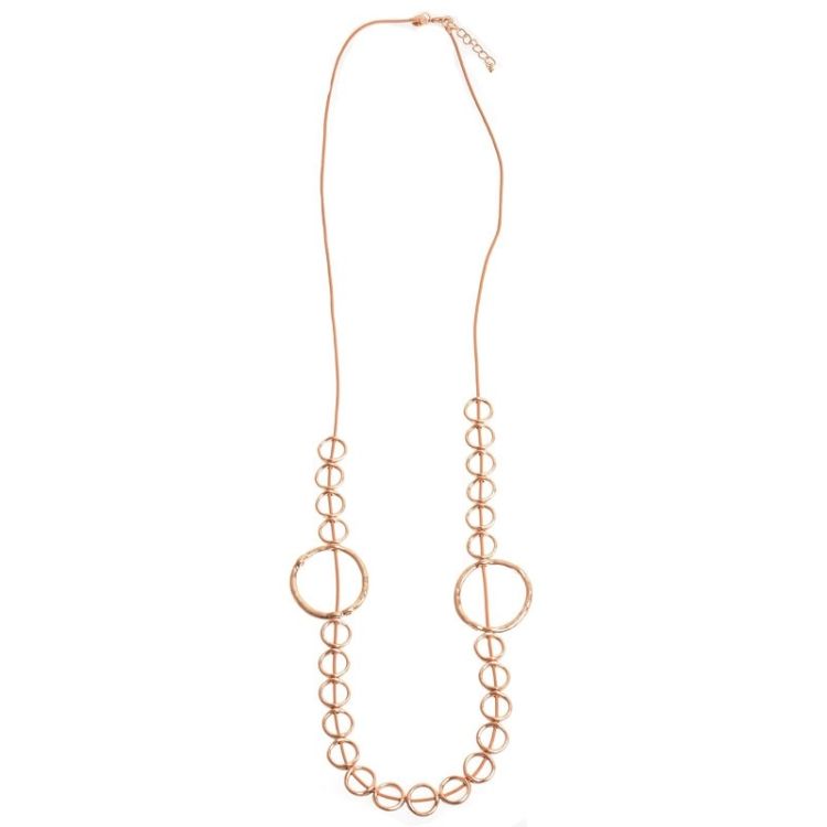 COLLAR LARGO MULTICÍRCULO 2