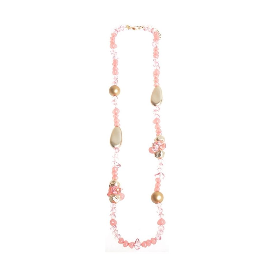 LONG NECKLACE WITH RESIN BEADS
