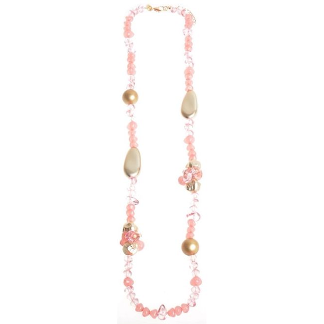 LONG NECKLACE WITH RESIN BEADS