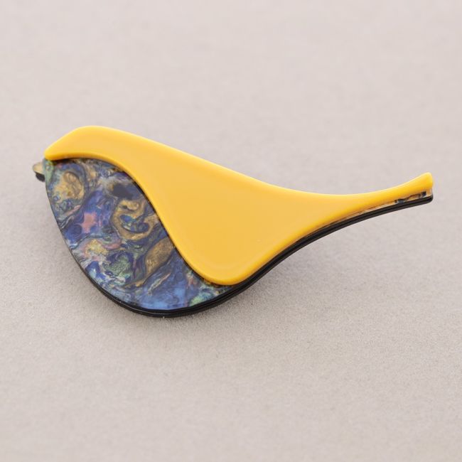 BROCHE PAJARITO RESINA