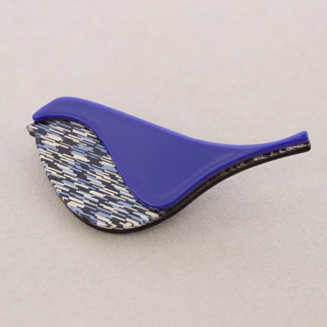 RESIN BIRD BROOCH