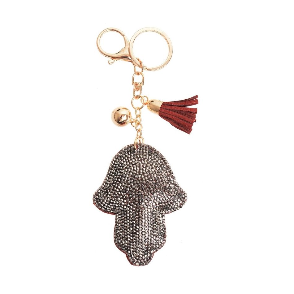 MULTICRYSTAL SHAPED KEYCHAIN