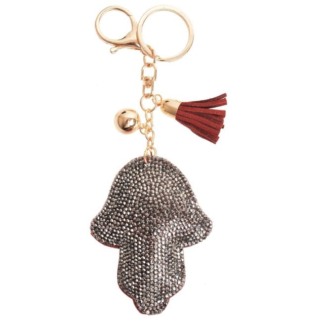 MULTICRYSTAL SHAPED KEYCHAIN