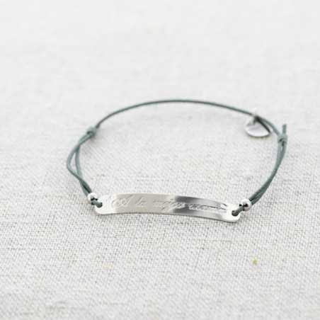 ELASTIC SHEET STEEL BRACELET MESSAGE TO THE BEST MOM"