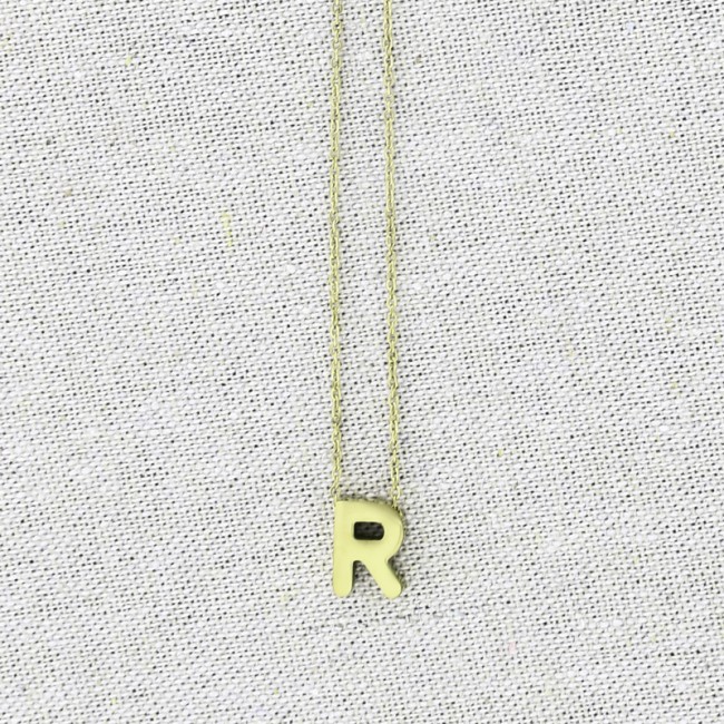 SOLID STEEL LETTER R...