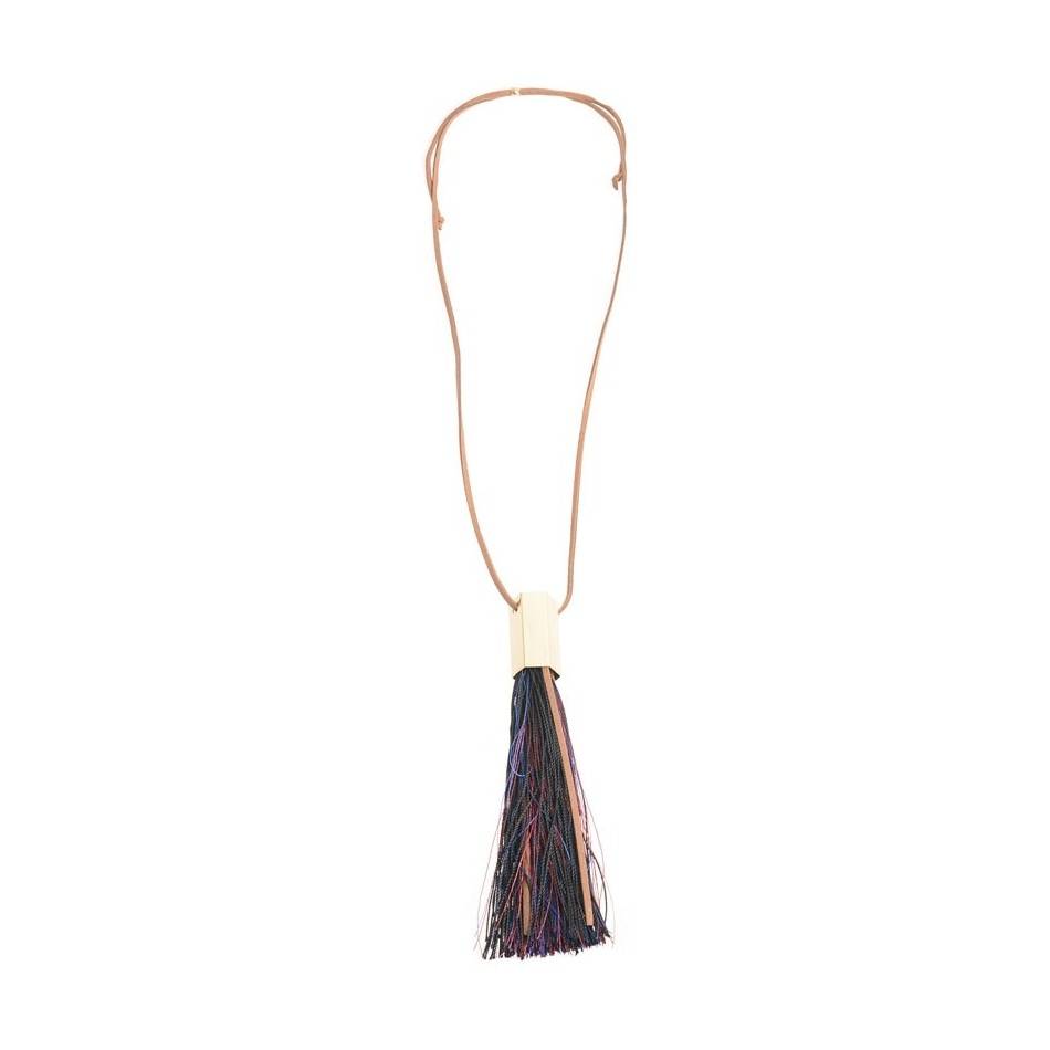 LONG PENDANT NECKLACE FRINGE
