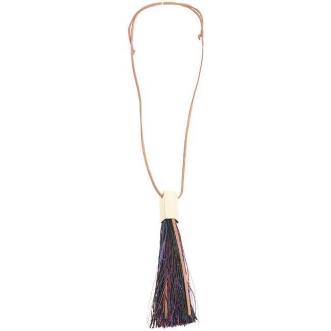 LONG PENDANT NECKLACE FRINGE