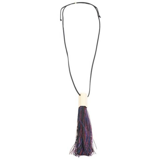 LONG PENDANT NECKLACE FRINGE
