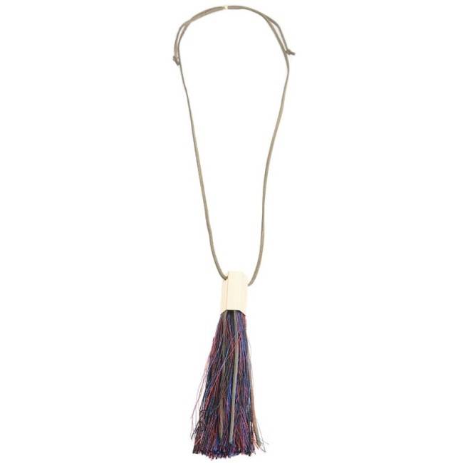 LONG PENDANT NECKLACE FRINGE