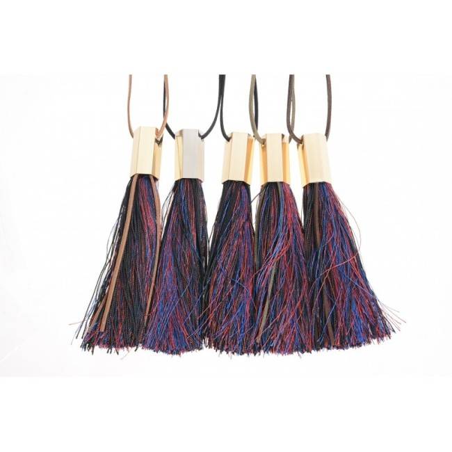 LONG PENDANT NECKLACE FRINGE