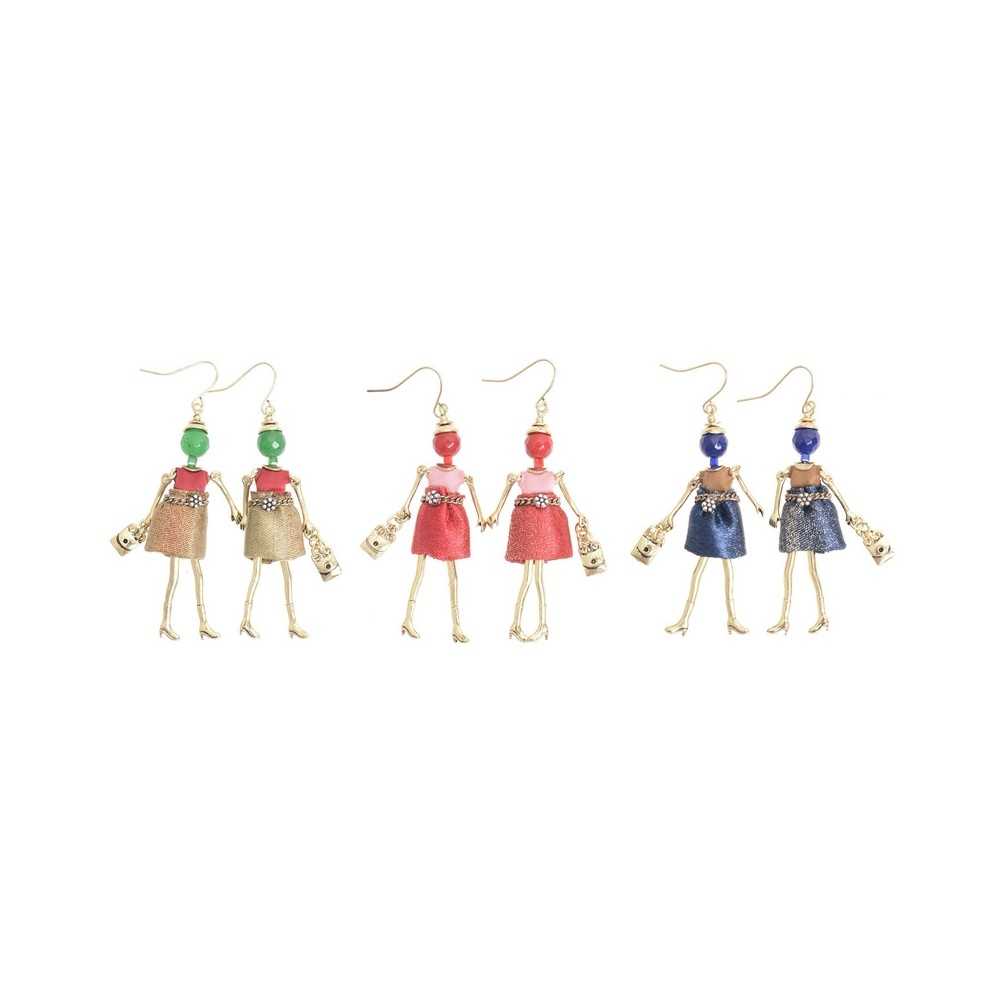 DOLL PENDANT EARRINGS