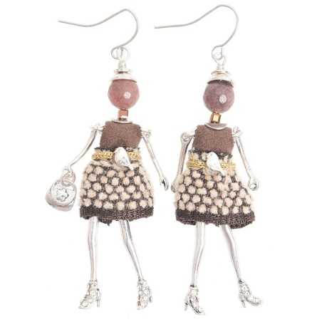 DOLL PENDANT EARRINGS