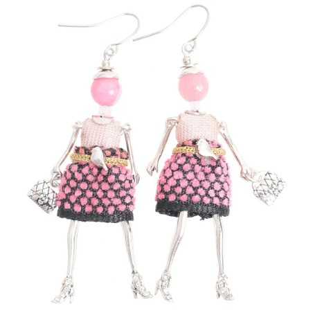 DOLL PENDANT EARRINGS