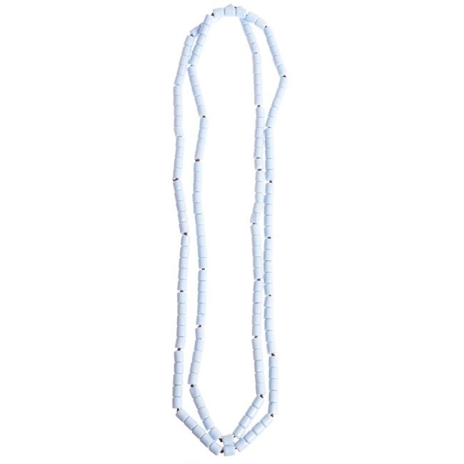 COLLAR LARGO CUENTAS RESINA 1.2M