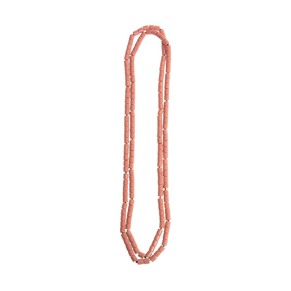 COLLAR LARGO CUENTAS RESINA 1.2M