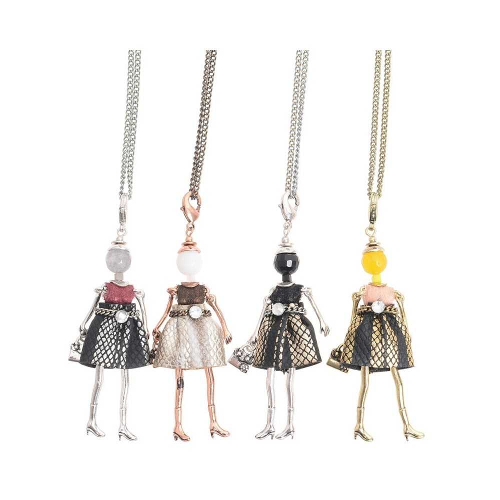 LONG PENDANT NECKLACE MINI DOLL