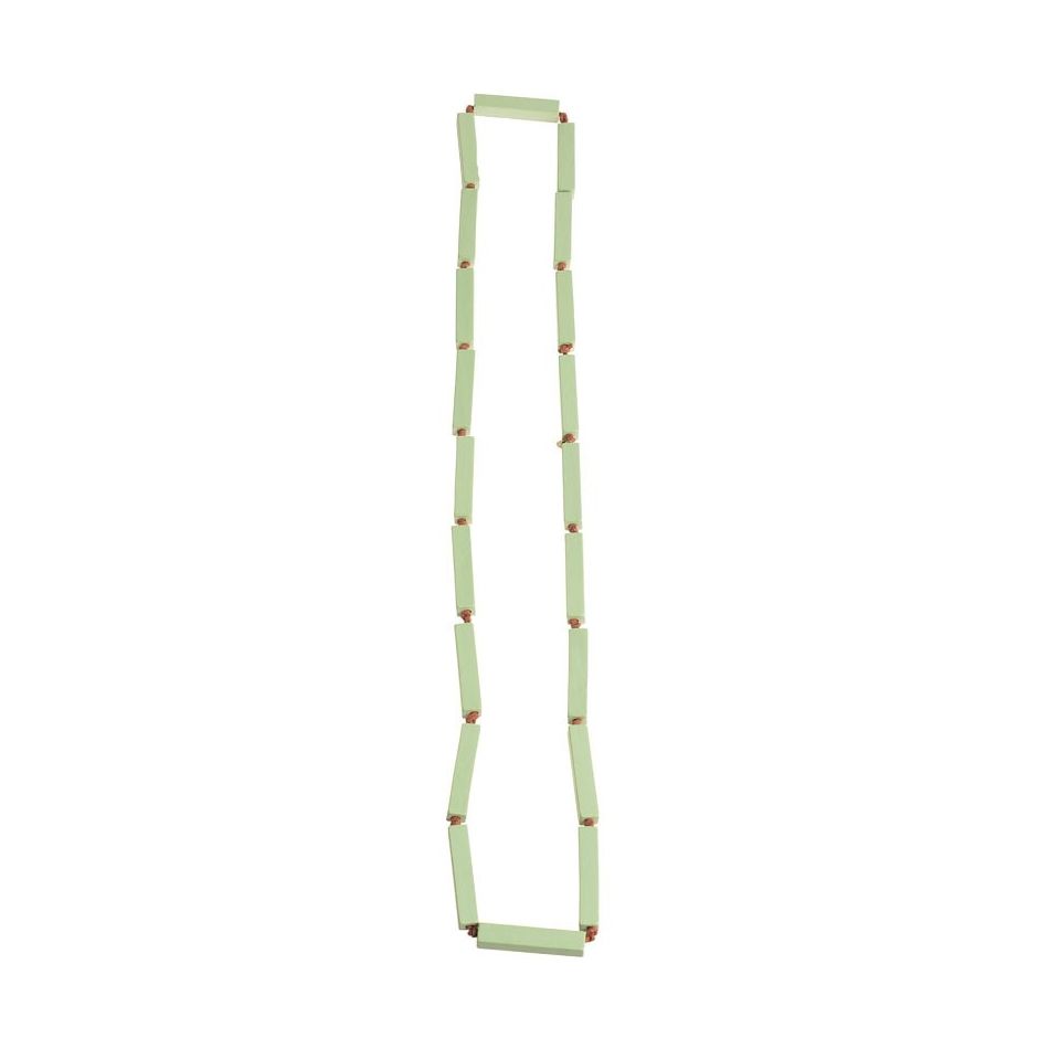 LONG NECKLACE WITH WOODEN BEADS
