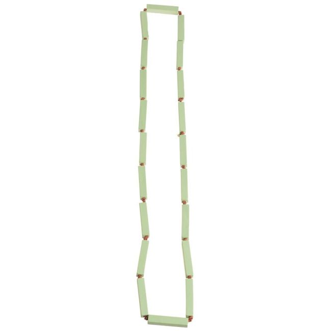 COLLAR LARGO CUENTAS MADERA
