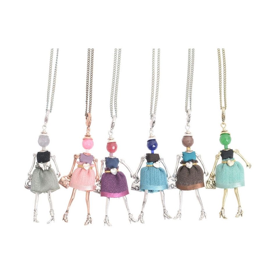 LONG PENDANT NECKLACE MINI DOLL