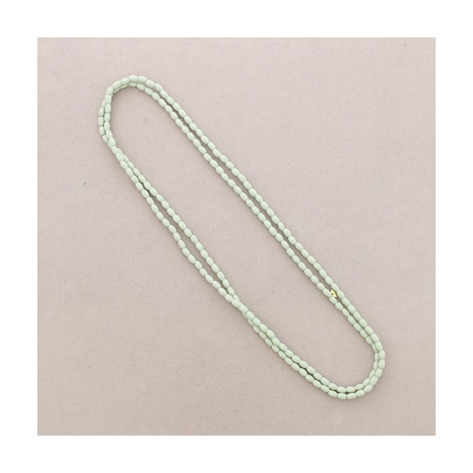COLLAR LARGO CUENTAS MADERA