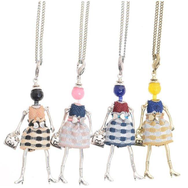 COLLAR LARGO COLG. MUÑECA MINI