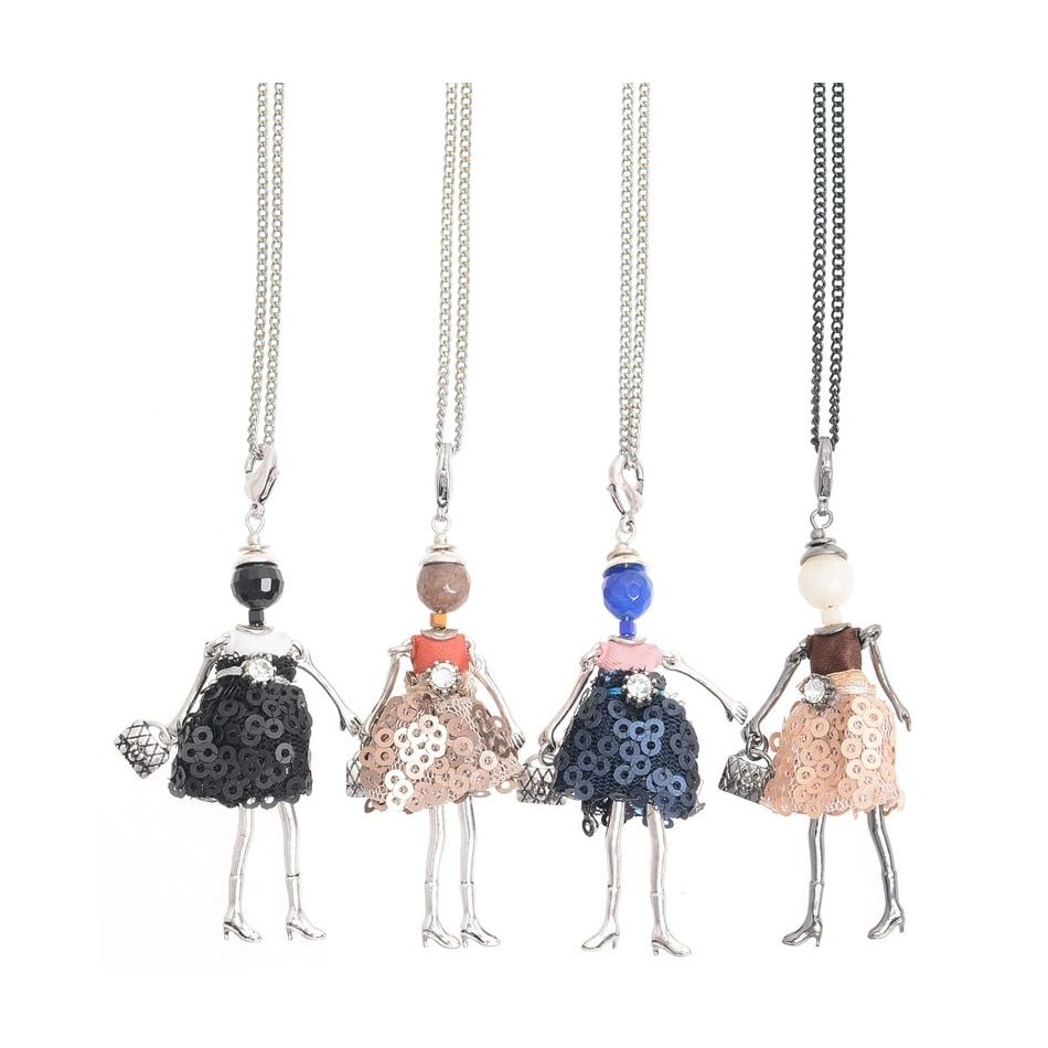 COLLAR LARGO COLG. MUÑECA MINI