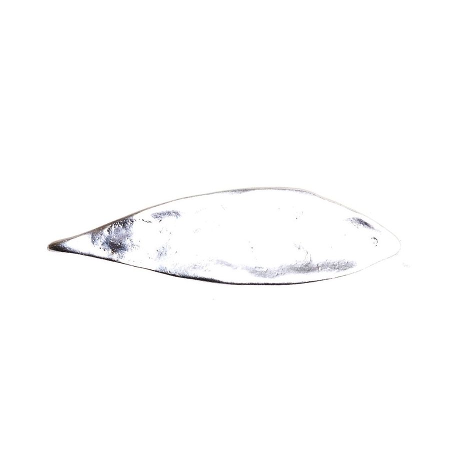 METAL LEAF BROOCH