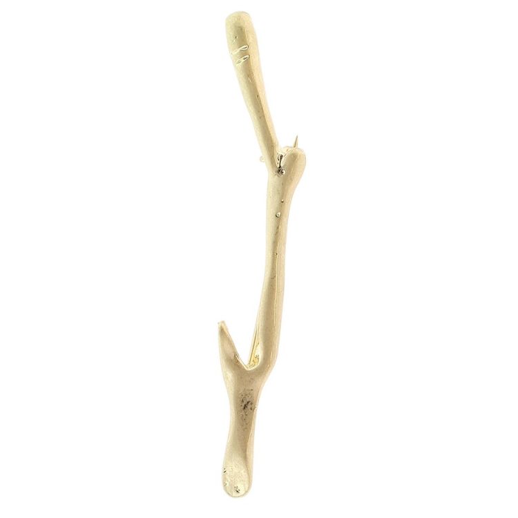 METAL BRANCH SHAPE BROOCH