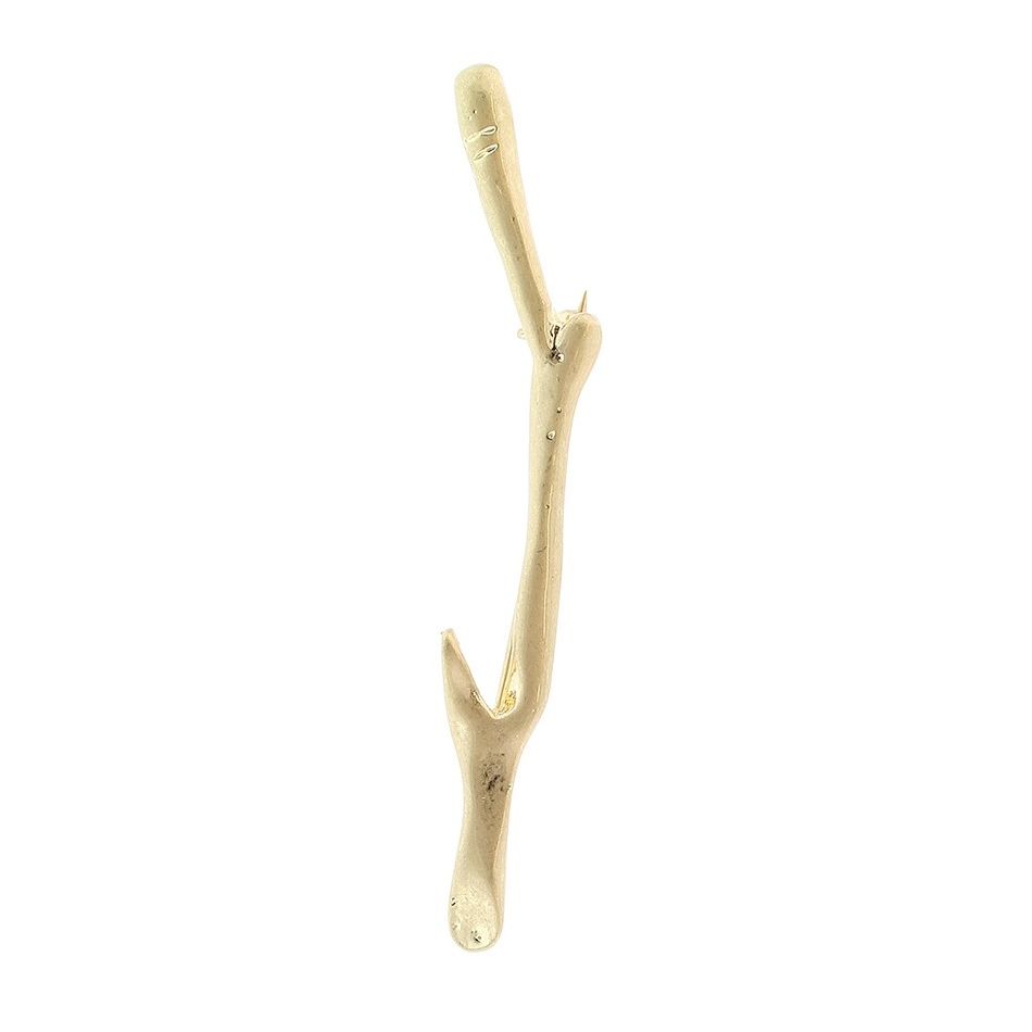 BROCHE FORMA RAMA METAL