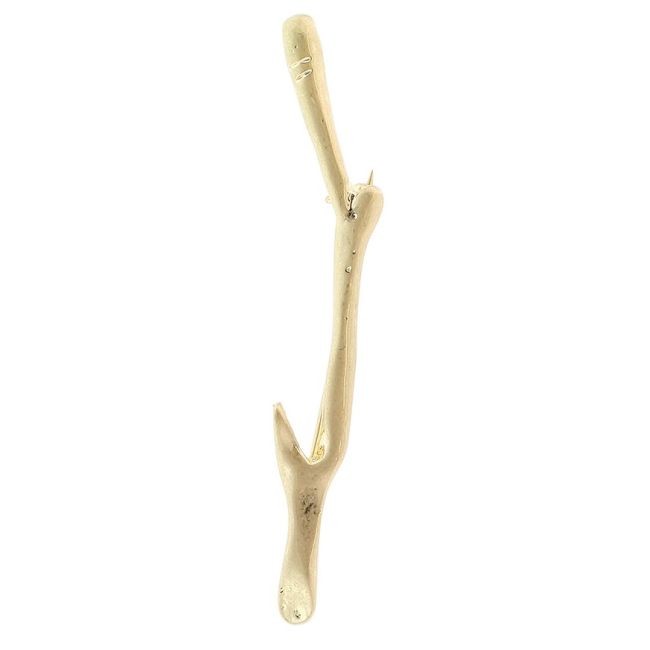 BROCHE FORMA RAMA METAL