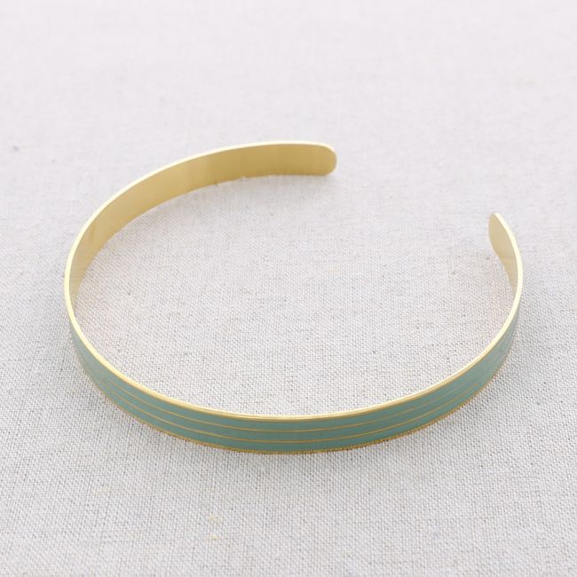ENAMEL STRIPES STEEL CHOKER