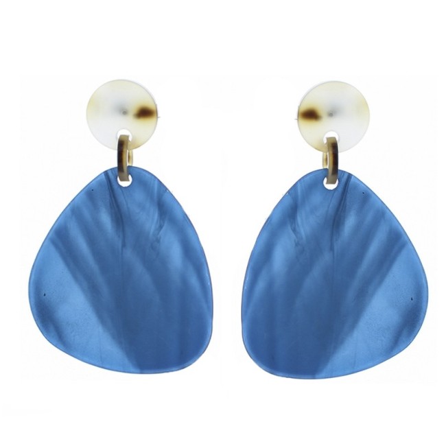 RESIN GEOMETRIC SHAPE EARRINGS