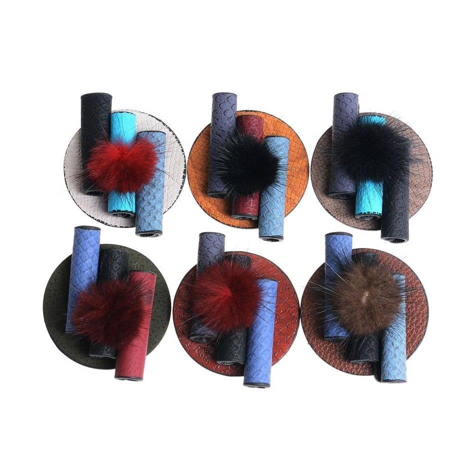BROCHE POLIPIEL POMPÓN PELO