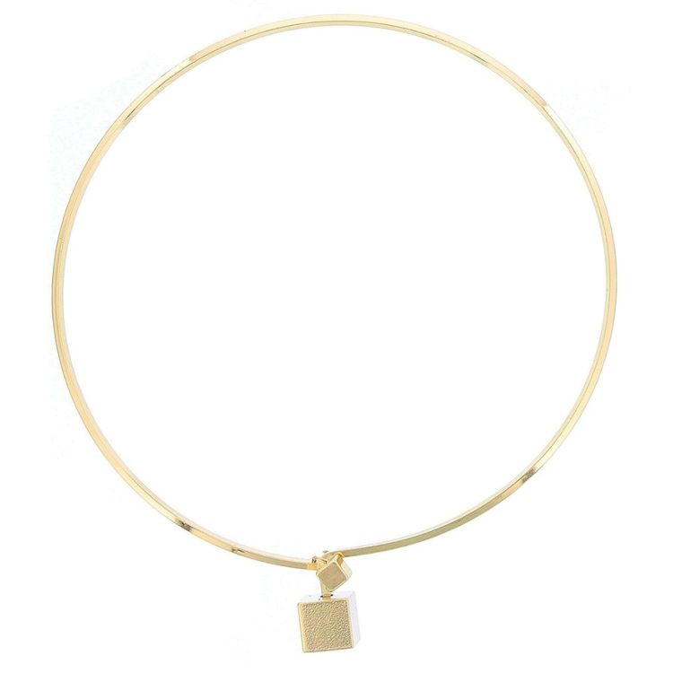 GARGANTILLA SEMIRRÍGIDA METAL MINIMALISTA