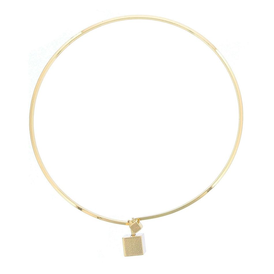 GARGANTILLA SEMIRRÍGIDA METAL MINIMALISTA
