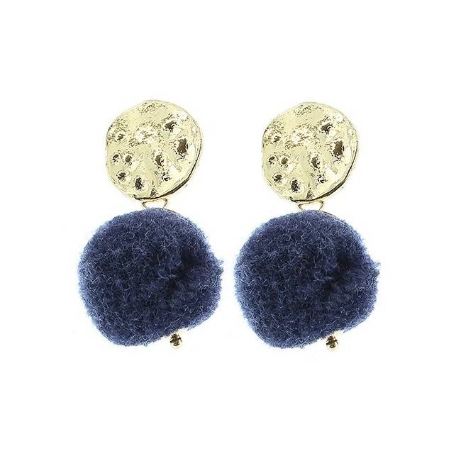 PENDIENTES METAL POMPÓN