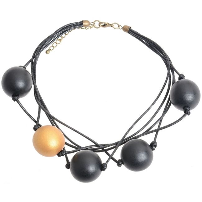 FIVE BALL SHORT NECKLACE
