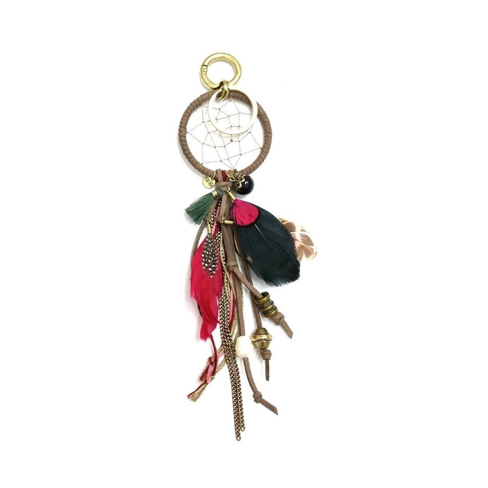 FEATHERS DREAMCATCHER KEYCHAIN