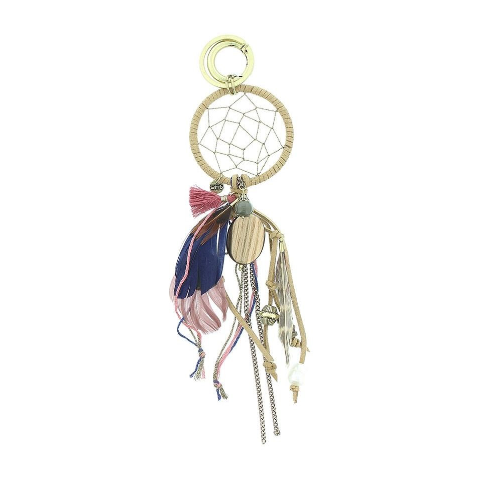 FEATHERS DREAMCATCHER KEYCHAIN