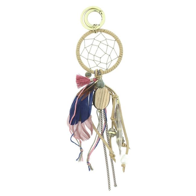 FEATHERS DREAMCATCHER KEYCHAIN