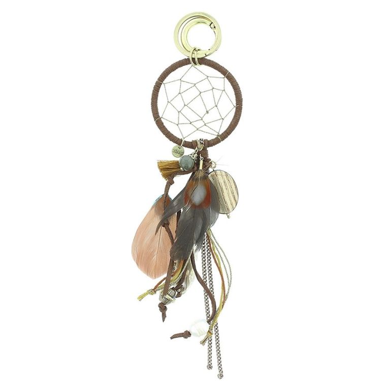 FEATHERS DREAMCATCHER KEYCHAIN 2