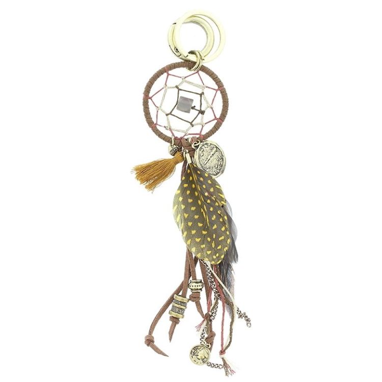 FEATHERS DREAMCATCHER KEYCHAIN