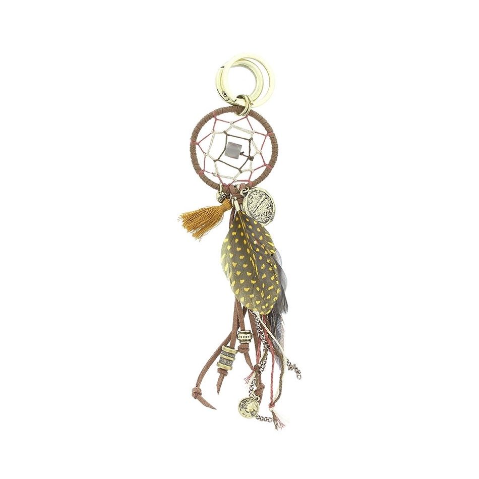 FEATHERS DREAMCATCHER KEYCHAIN