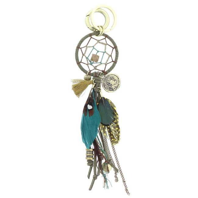 FEATHERS DREAMCATCHER KEYCHAIN